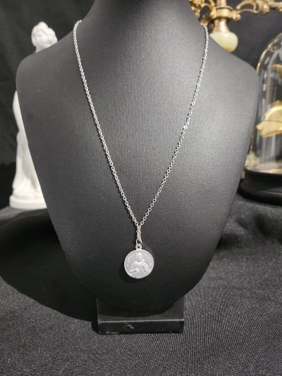 Collier Sacré-Cœur & St Jude en Acier - Protection & Style