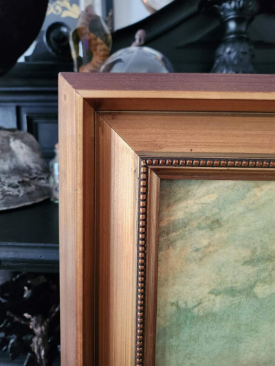 Grande reproduction Lancret encadrement doré
