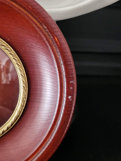 Paire de miniatures sur ivoire, fin XIXe