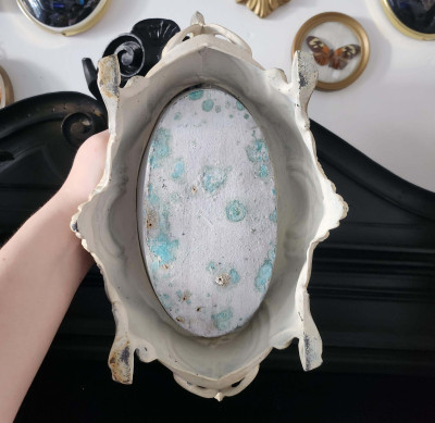Jardinière ancienne en régule - style Rococo