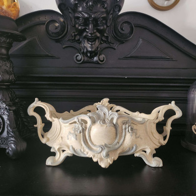Jardinière ancienne en régule - style Rococo