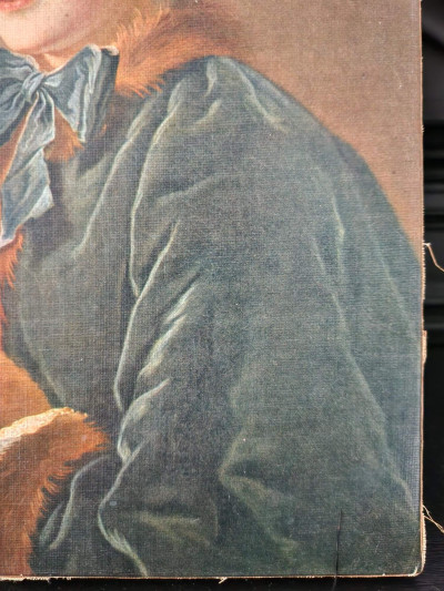 Reproduction sur toile de "Portrait de jeune femme" de François Boucher