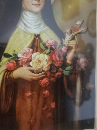 Cadre ancien Sainte Thérèse